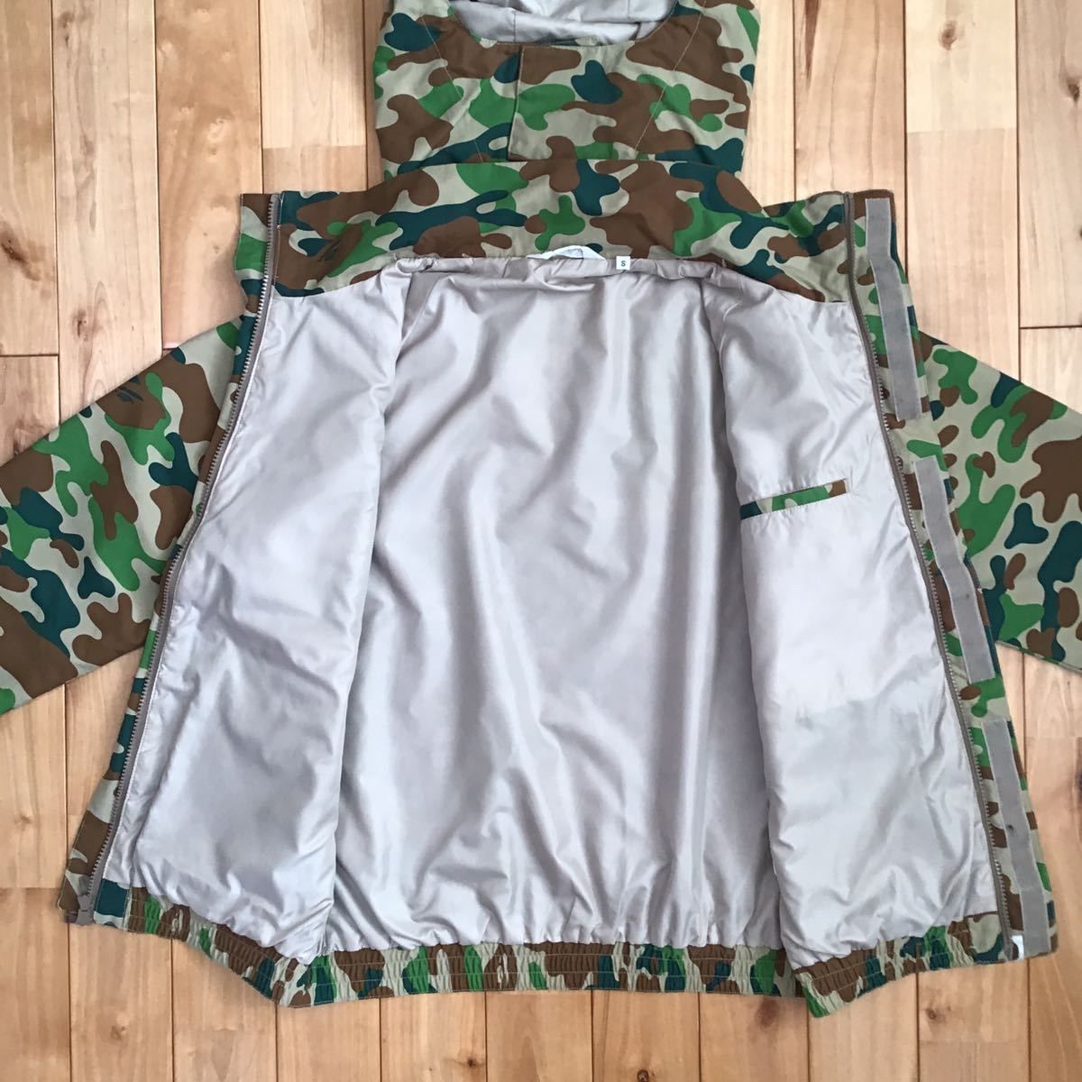 BAPE puzzle camo スノボジャケット ベイプ ape エイプ 迷彩 - メルカリ