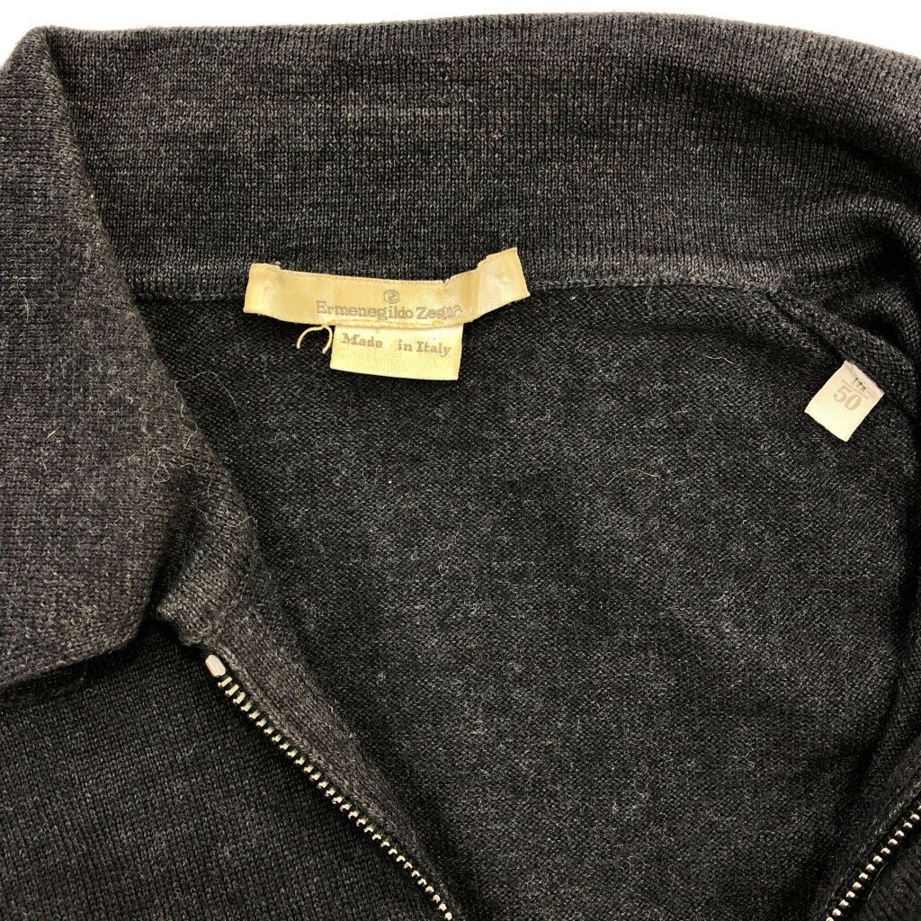 Ermenegildo Zegna エルメネジルドゼニア ニットポロ ハーフジップ