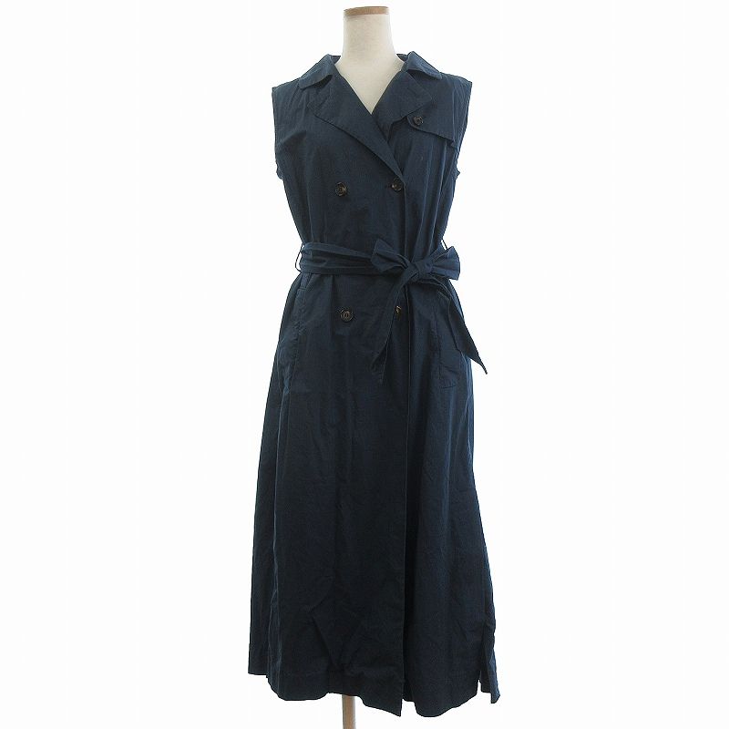 Sマックスマーラネイビージレ 42 S MaxMara エスマックスマーラ