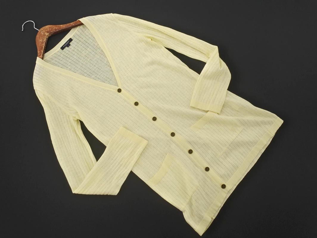 【希少】burberrysバーバリー/カーディガン/レディース【未使用】 BURBERRY バーバリー LONDON リネン混 ロング カーディガン