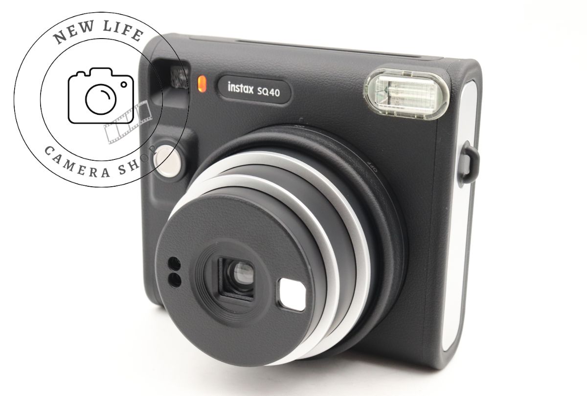 上品 Fujifilm フジフィルム チェキ instax SQ40 スクエア ブラック おまけフィルム付 14854