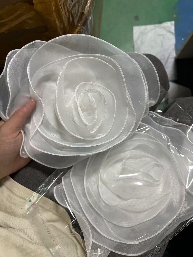 ☆2点目3000円 フリルフロート 花 社交ダンス モダンダンス
