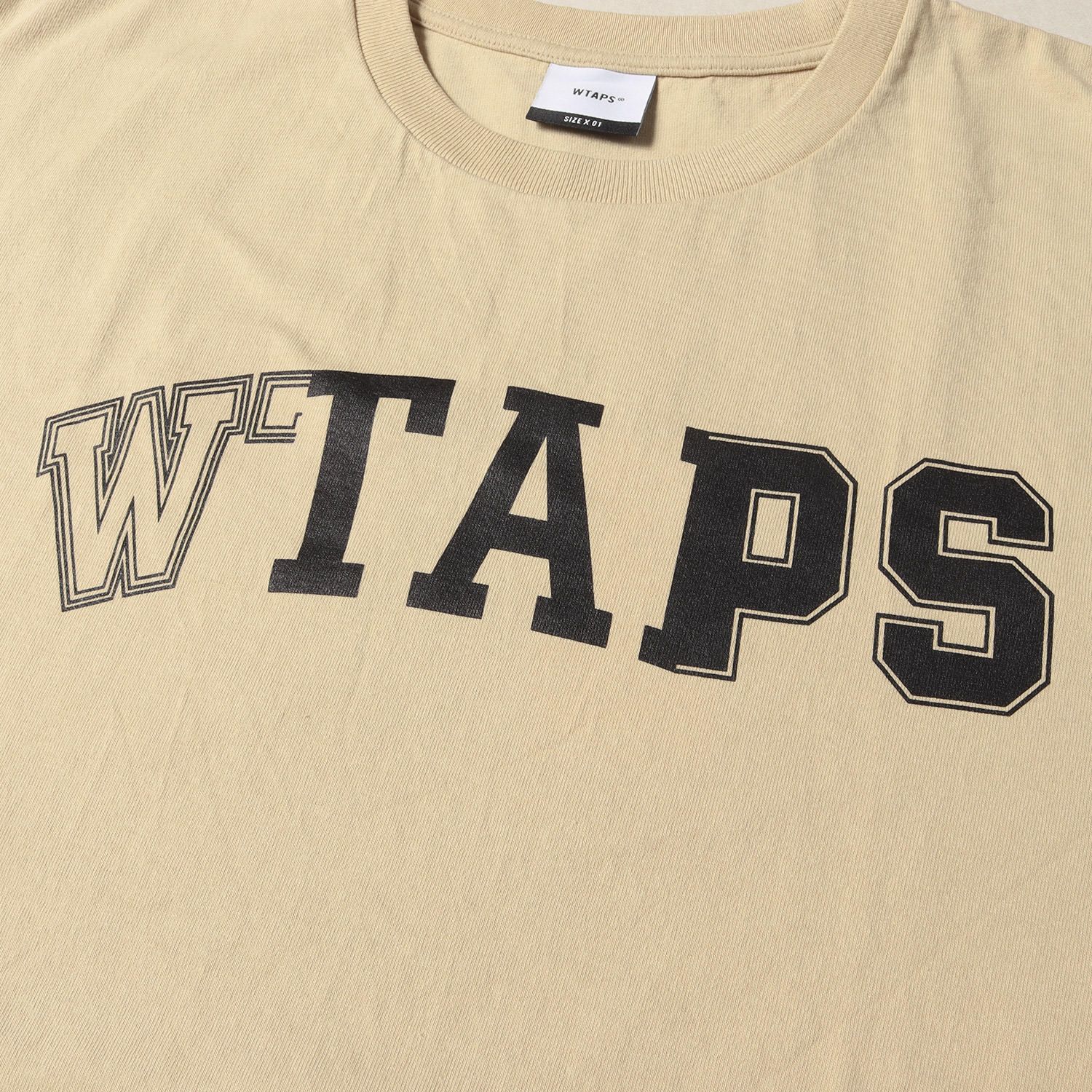 WTAPS ダブルタップス Tシャツ サイズ:S 22SS ブランドロゴ クルー ...