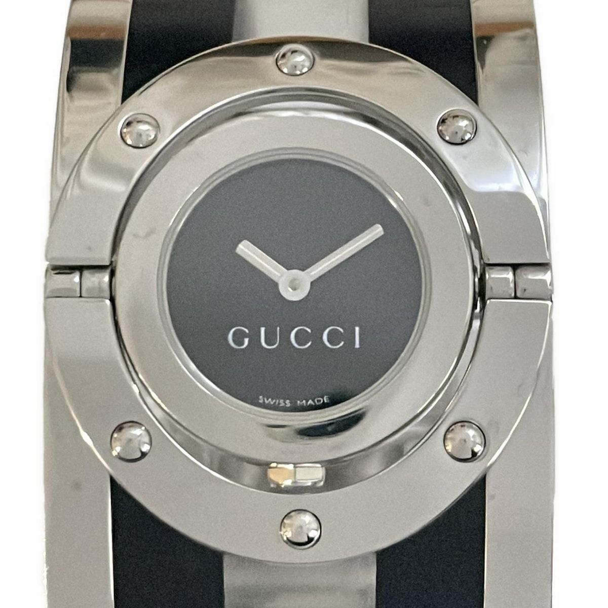 63-3☆美品☆ GUCCI グッチ 112 トワール ブラック 63-3☆美品☆ GUCCI グッチ 112 トワール ブラック - メルカリ