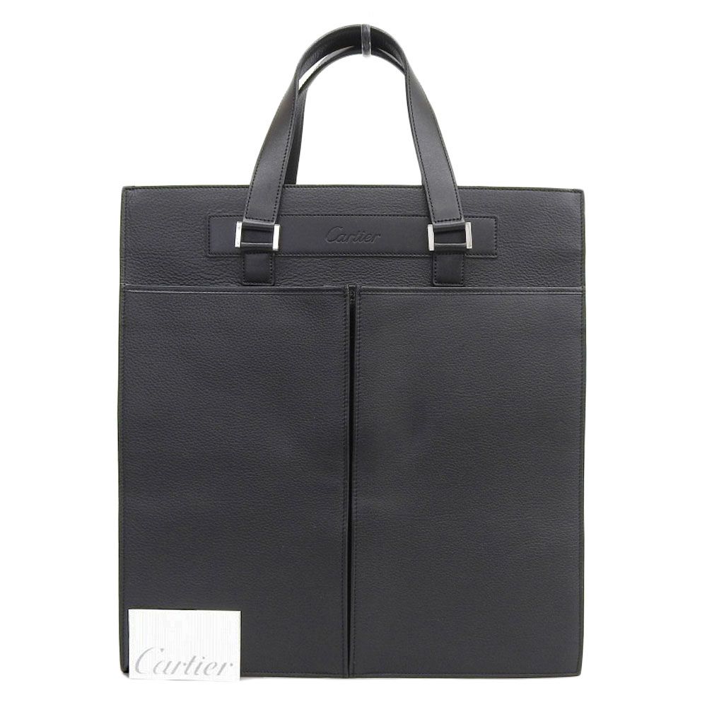 CARTIER ○ カルティエ Cartier メンズ レザー ビジネスバッグ