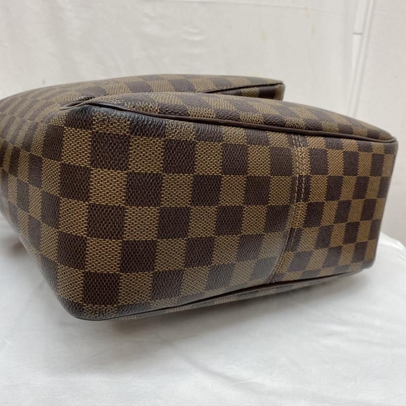 LOUIS VUITTON ルイヴィトン ショルダーバッグ N41441 ダミエ オラフMM ショルダー バッグ 斜め掛け エベヌ レザー A4 PC 収納可能