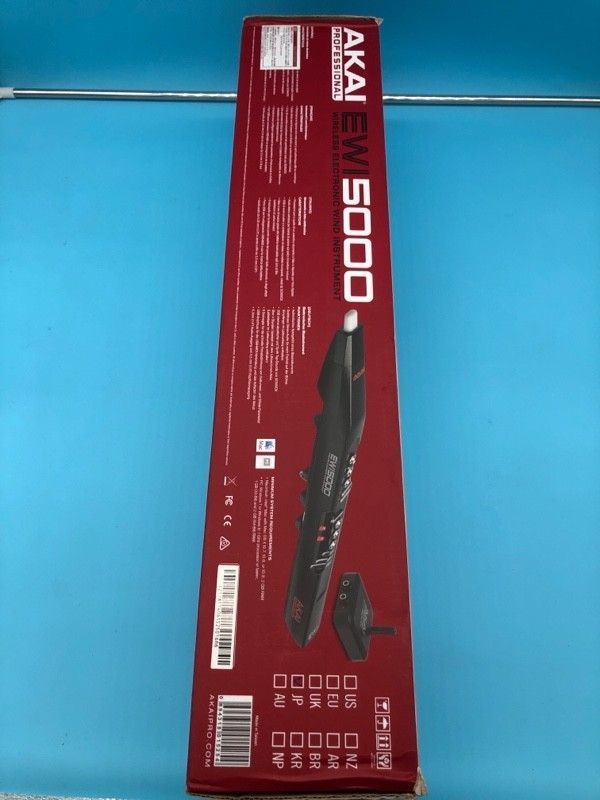 Akai Pro EWI 5000 黒 ウインドシンセサイザー 電子管楽器 ワイヤレス