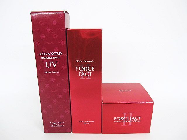 未使用 3点セット ホワイトディアマンテ アドバンスドリペアセラムUV 