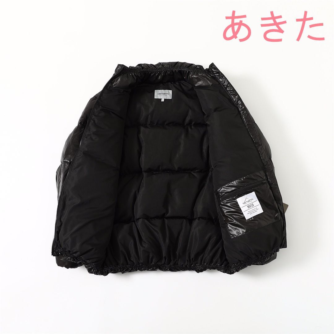 Carhartt WIP カーハート ダウンジャケット ブラック/ホワイト/グリーン メンズレディース 男女兼用 新品未使用 - メルカリ