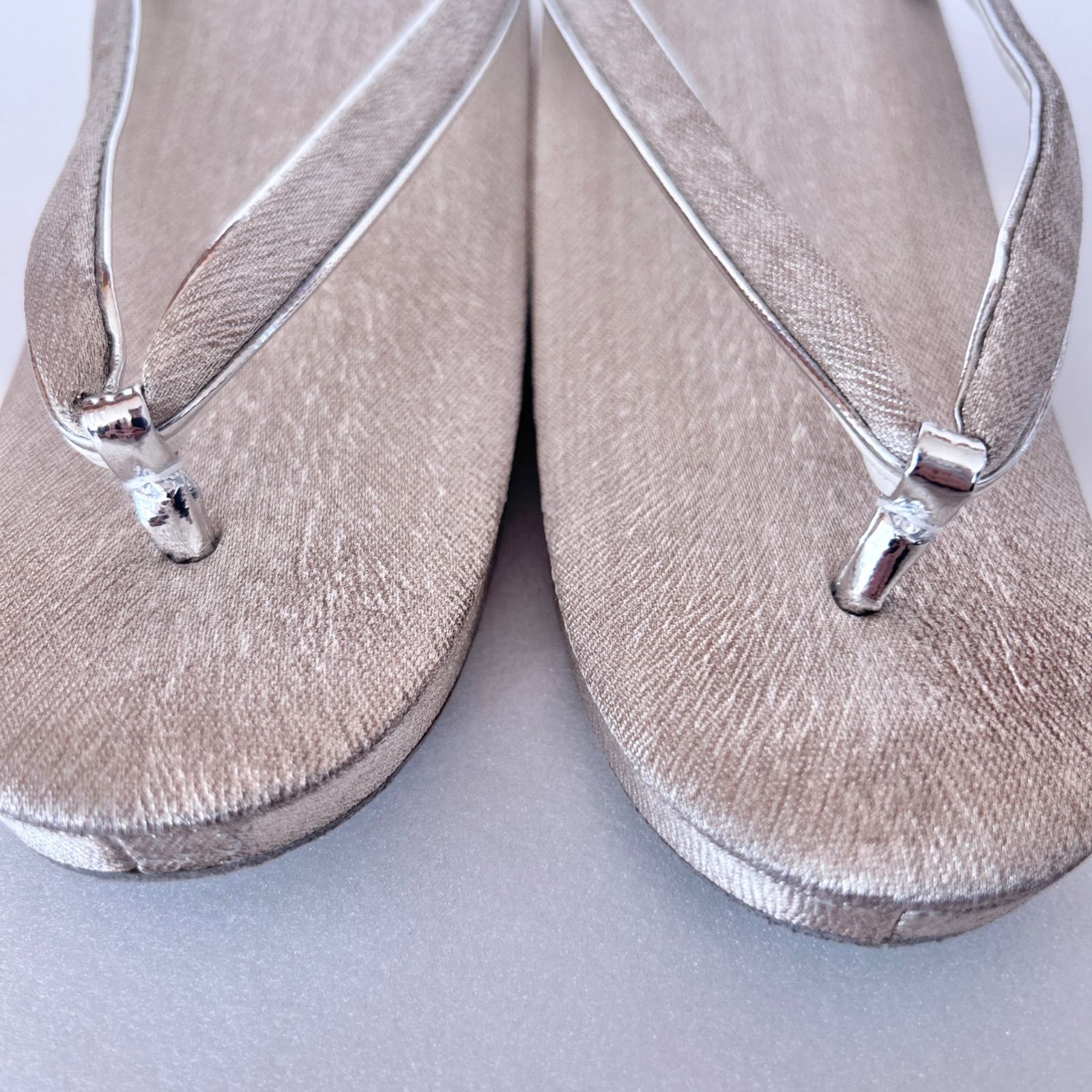 草履バッグセット 桜刺繍