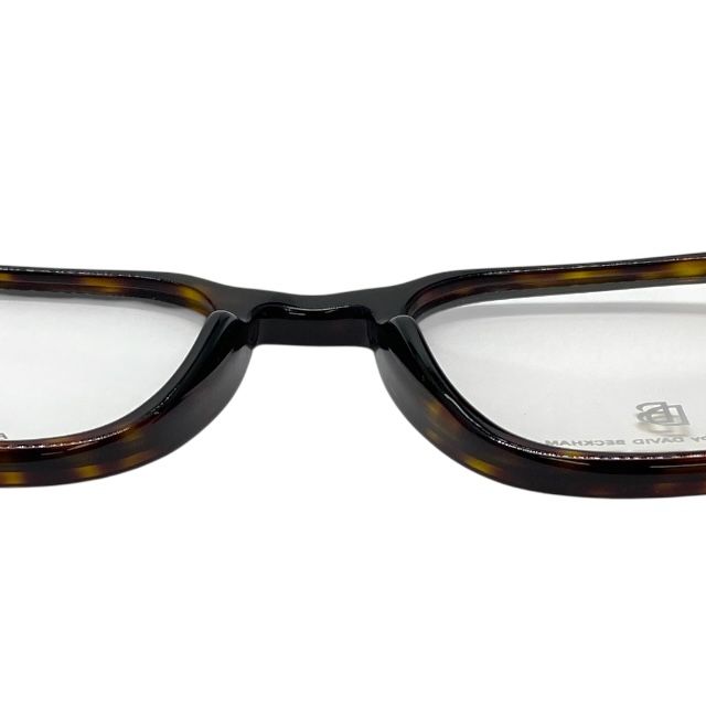 デイヴィッド ベッカム DB 1084 086 51 19 150 眼鏡 メガネ アイウェア スクエアフレーム ブラウン べっ甲 アセテート ロゴ DAVID BECKHAM KANDAIZUMI_COM