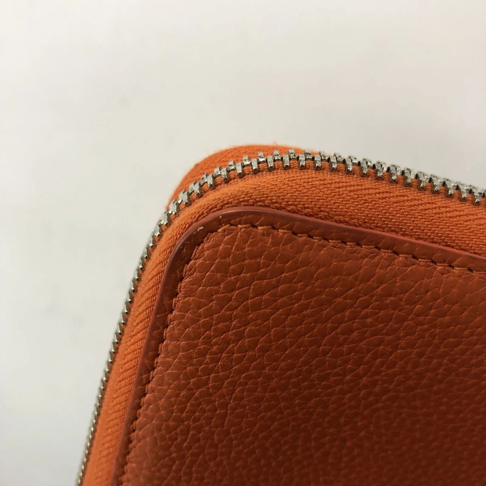 美品】 DIOR ATELIER 長財布 オレンジ ロングジップウォレット