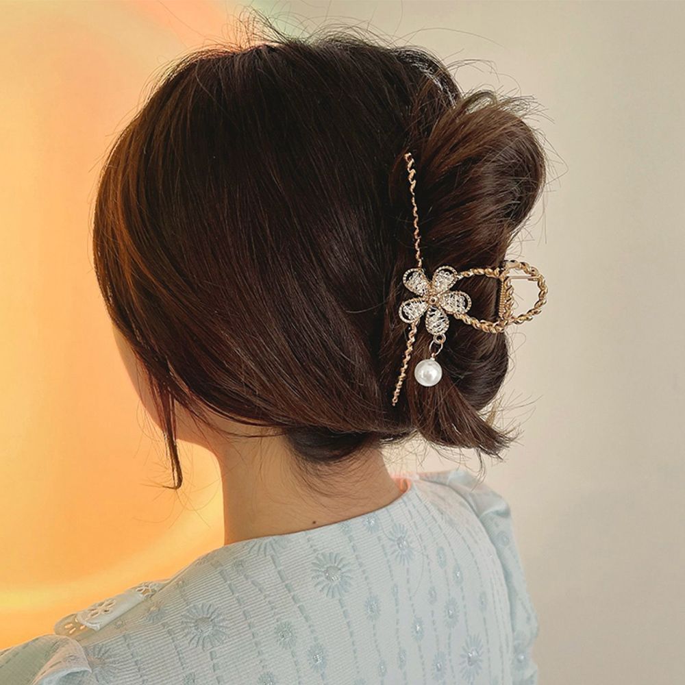 ヘアクリップ ヘアアレンジ ヘアアクセサリー パール ゴージャス