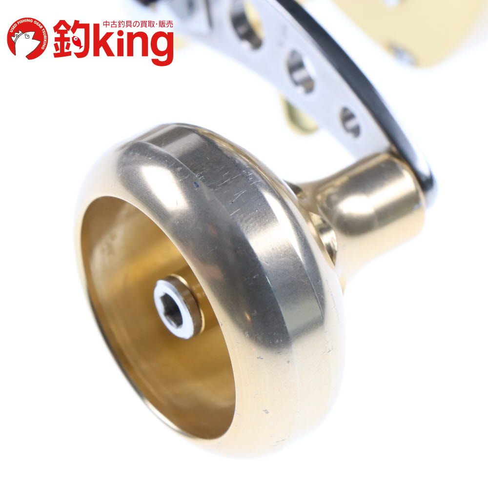 SHIMANO - 【中古/美品】 シマノ 08 海魂 3000TH 釣武者チタンパワーハンドル付 チタンクラッチレバー付  /P344M シマノ 08 海魂 3000TH 釣武者チタンパワーハンドル付 チタンクラッチ