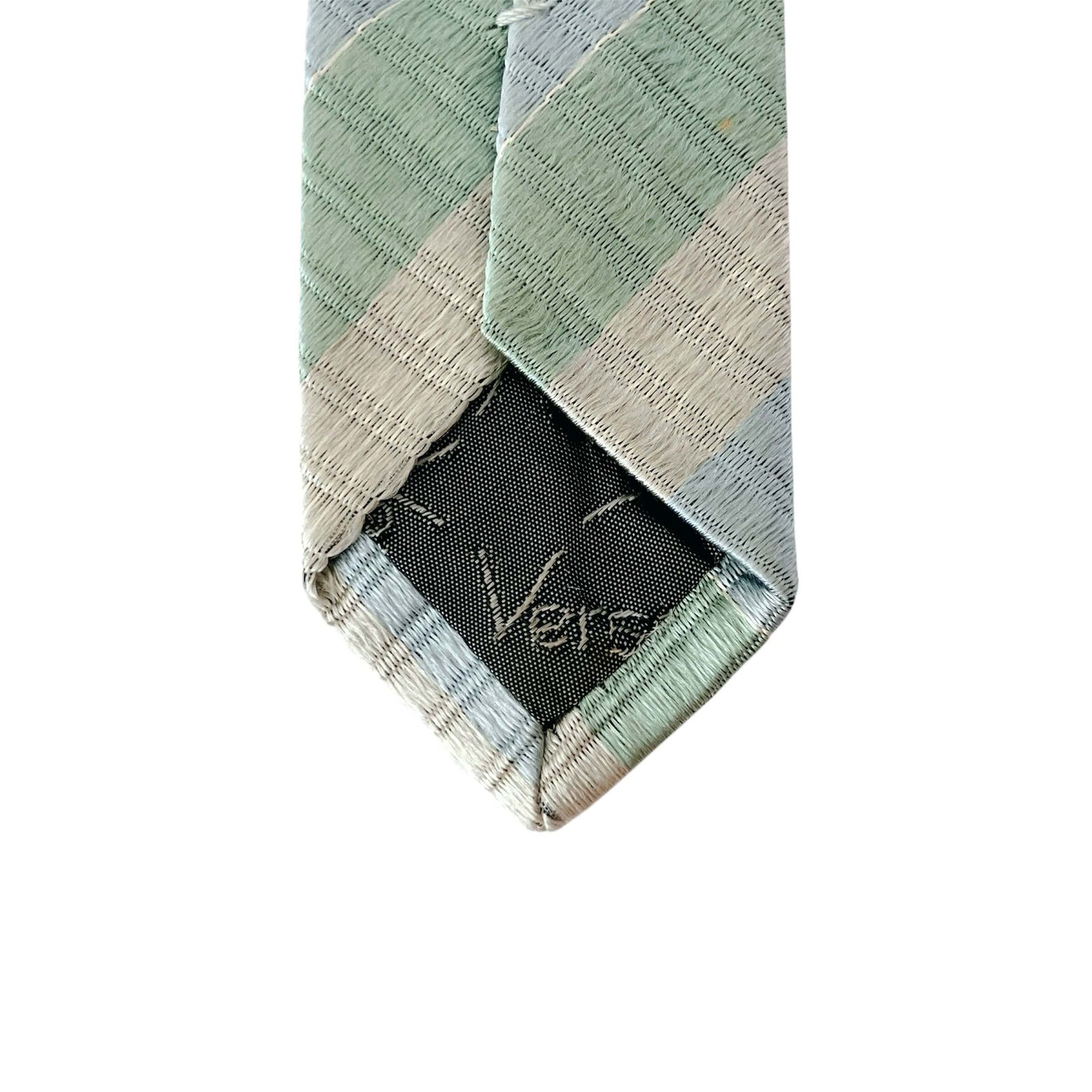 GIANNI VERSACE ジャンニ ヴェルサーチ 斜め ストライプ柄 シルク