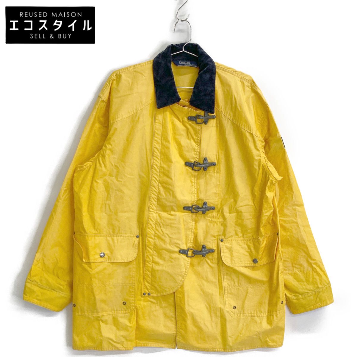 【レア】 90s Ralph Lauren ファイヤーマンジャケット 三角タグ POLO RALPH LAUREN ポロ ラルフローレン 90s 三角タグ イエロー