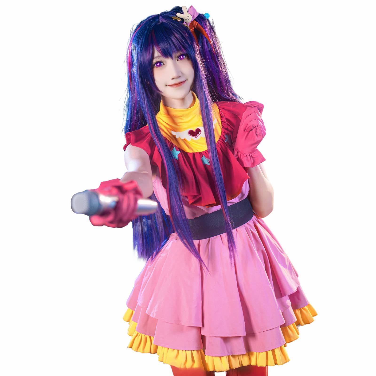 星野アイ ウィッグ付き_130 [NOKIJP] 星野アイ コスプレ衣装 ウィッグ 