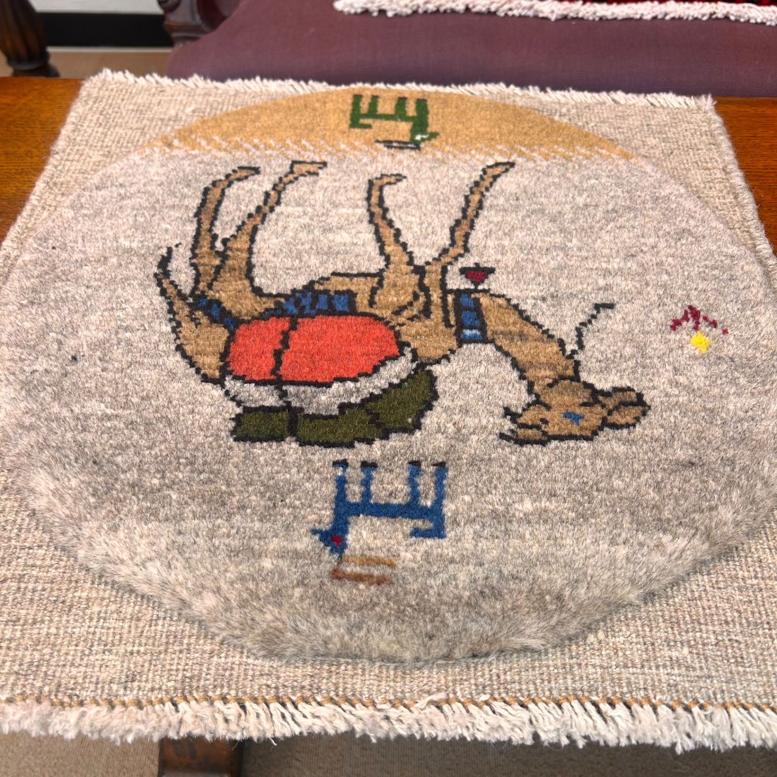 45×43cm インテリアラグ