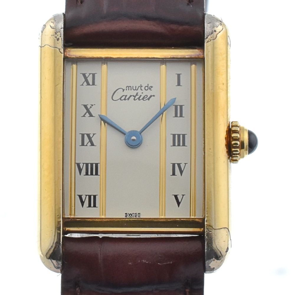 Cartier マストタンク SV925 ヴェルメイユ5057001 カルティエ マストタンク ヴェルメイユ Ref.5057001 レディース