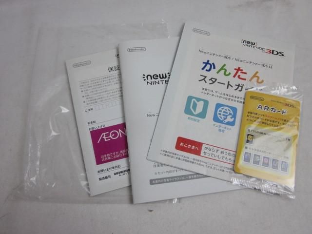  中古品 ゲーム New ニンテンドー3DS LL 本体 RED-001 メタリックブルー 動作品 箱あり