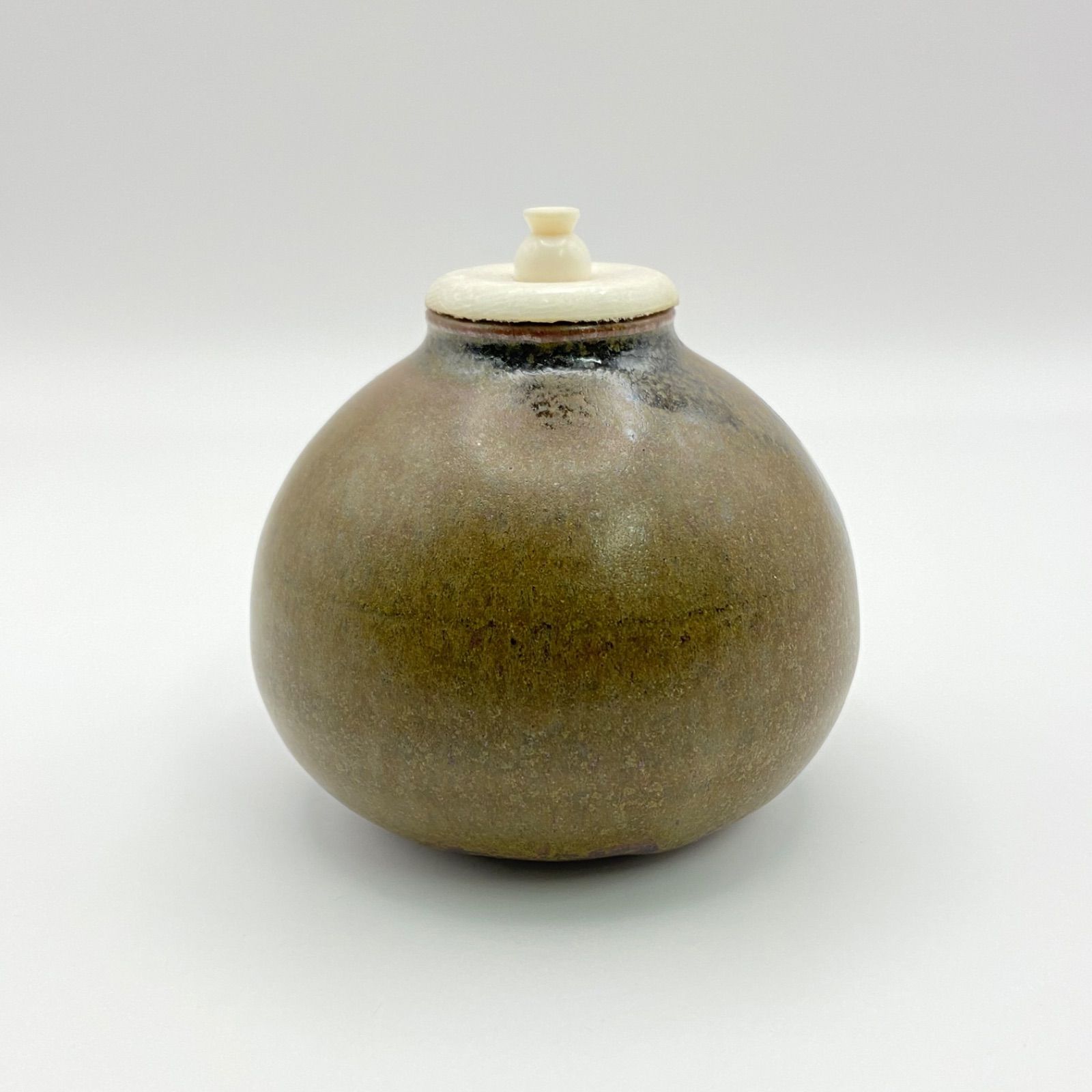 茄子茶入 丹波焼