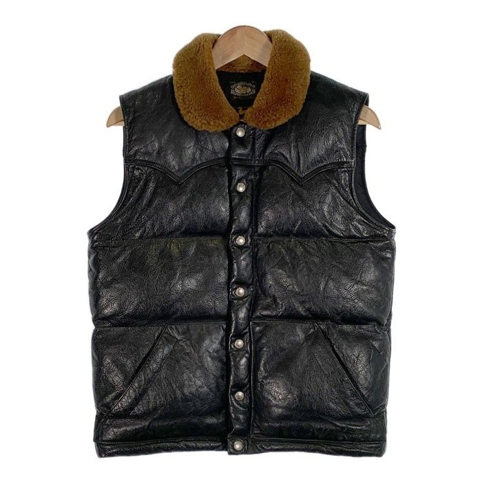 JOE McCOY ジョーマッコイ ホースハイド ダウンベスト ムートンカラー