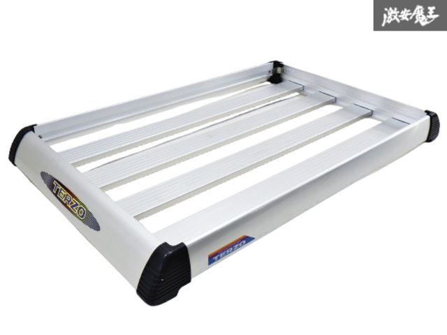 TERZO テルッツォ アルミ製 ルーフキャリア ルーフラック 全長約129cm 幅約80cm 棚2D1