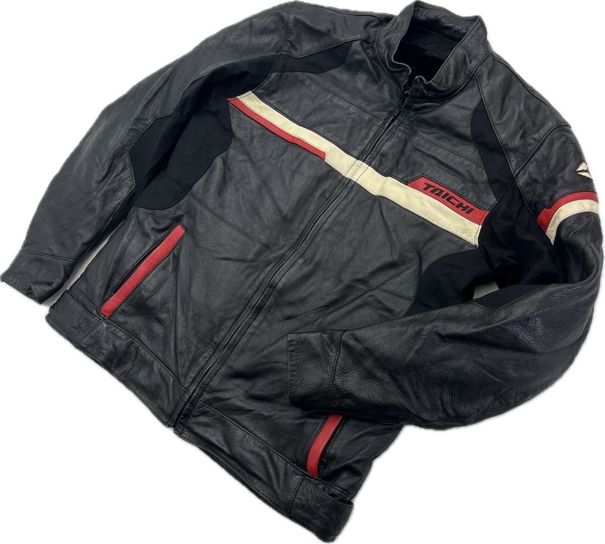 RS TAICHI ☆ 抜群の防寒性◎ 牛革 裏ボア ライダースジャケット  