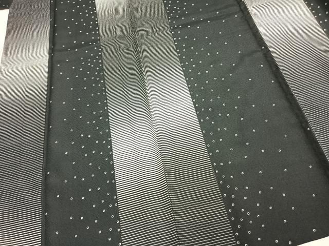 平和屋着物▽小紋　単衣　横縞　洗える着物　AAAU8556fy 平和屋着物▽小紋 単衣 横縞 洗える着物 AAAU8556fy - メルカリ