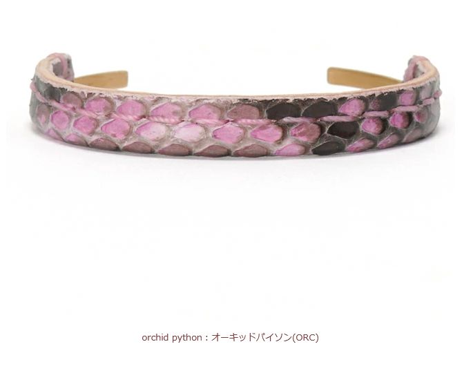 Hender Scheme(エンダースキーマ) python brass bangle S