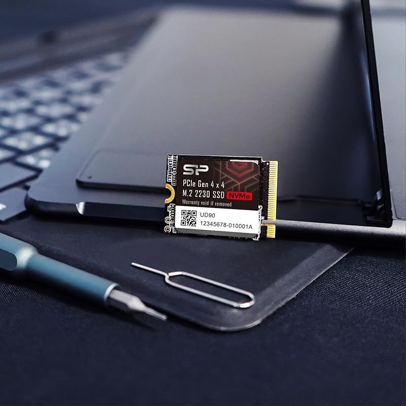 シリコンパワー 2TB NVMe 4.0 Gen4 PCIe M.2 2230 SSD R/W 5,000/3,200 MB/