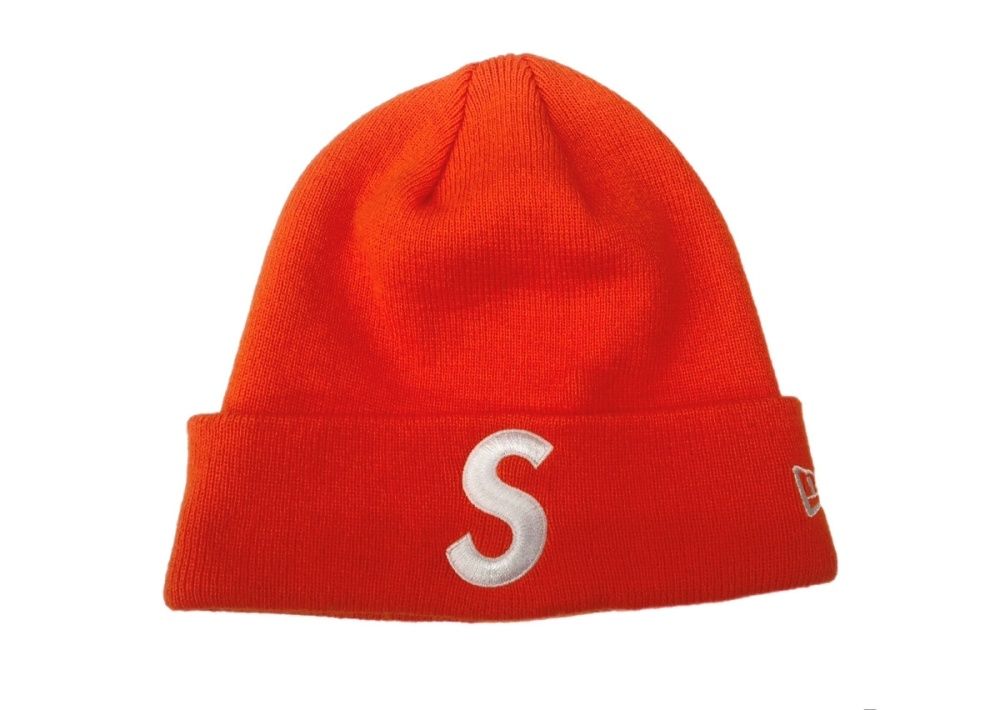 シュプリーム SUPREME S LOGO BEANIE ロゴ ビーニー New Era ボックス
