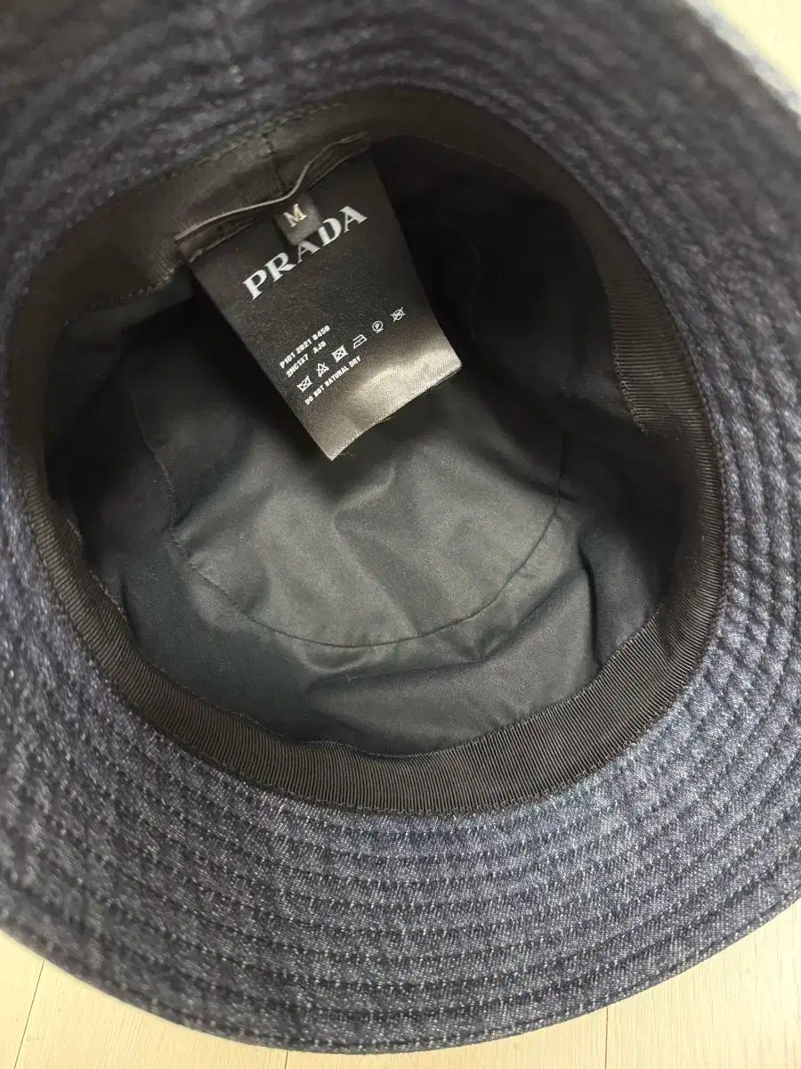 Prada(プラダ) デニム バケットハット M - メルカリ