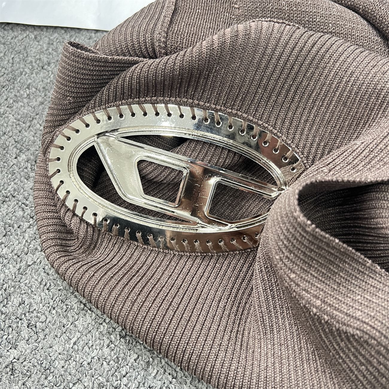 DIESEL レディースショートスリーブなしカットソーベスト
