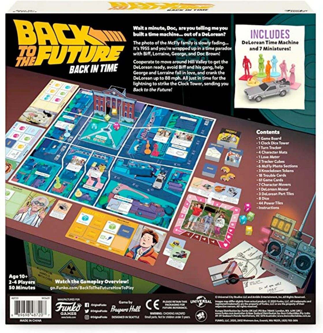 バックトゥザフューチャー バックインタイム ボードゲーム Funko Back 