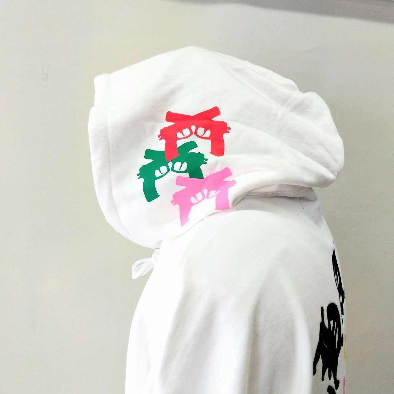 ガルフィー GALFY チャカパッチ パーカー 白 hoodie - メルカリ