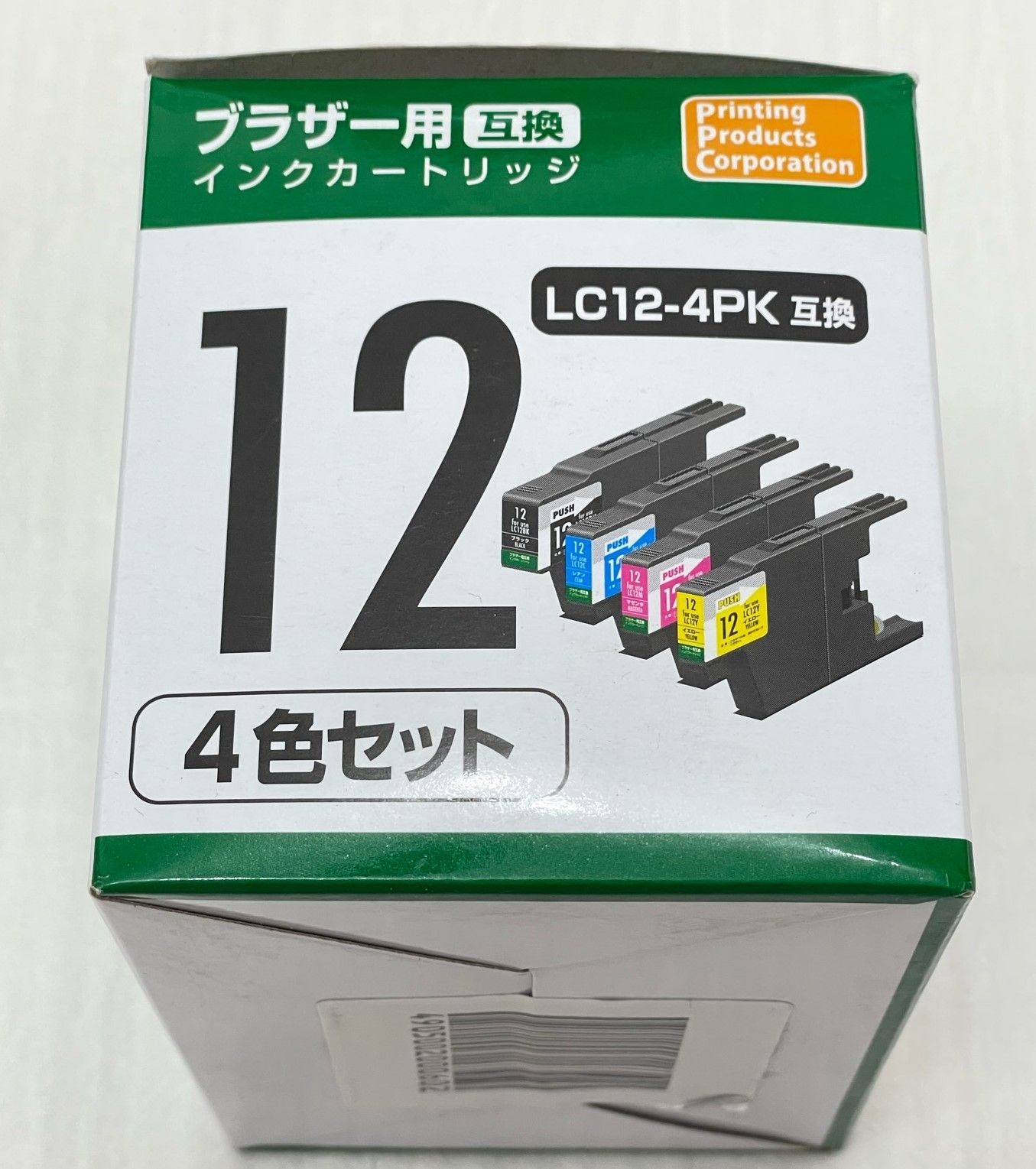 訳あり PPC ブラザー brother LC12-4PK互換 インクカートリッジ 3色セット ブラック欠品 PP-BLC12-4P  ML-230402-06-OM - メルカリ