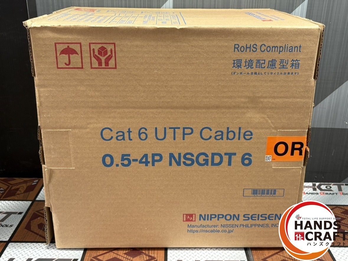 〇 ♥ 日本製線 Cat.6 300M LANケーブル ハンズクラフト佐賀