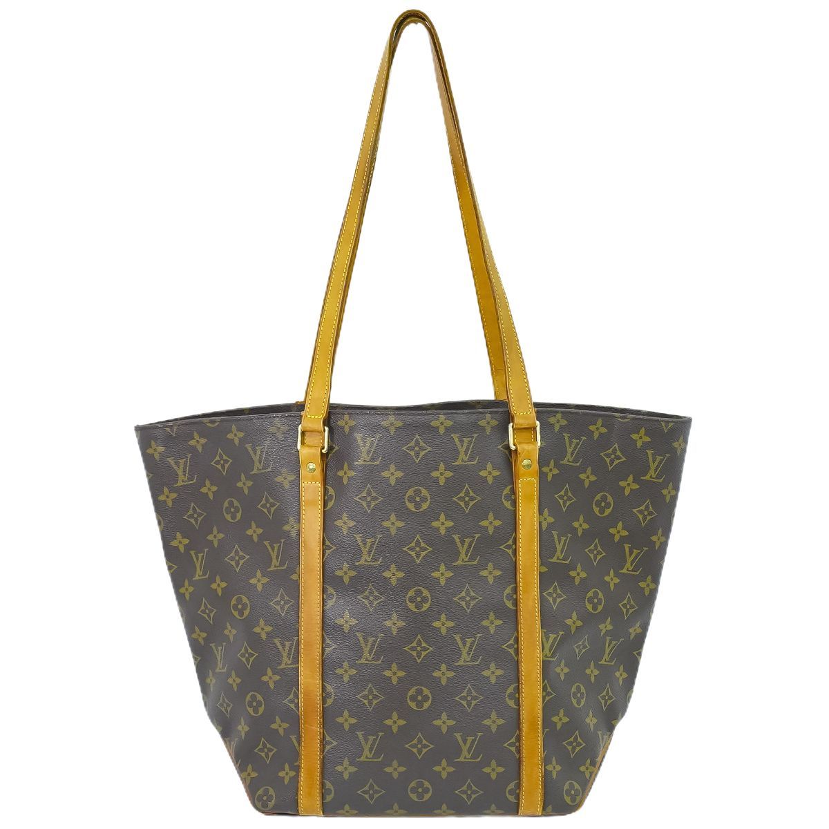 本物 ルイヴィトン LOUIS VUITTON LV サックショッピング 