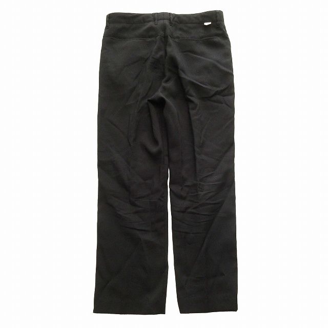 23SS ファーラー FARAH Straight Pants ホップサック ストレート パンツ センタープレス レーヨン混 スラックス トラウザー  ボトムス 34 黒 ブラック FR0301-M4018 メンズ - メルカリ