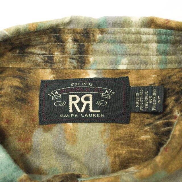 RRL ダブルアールエル FREEPORT WORK SHIRT プリントフランネル