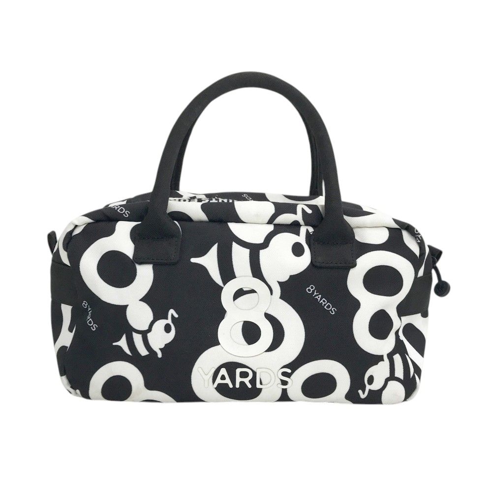8YARDS ハチヤーズ カートバッグ ロゴ総柄 ブラック系