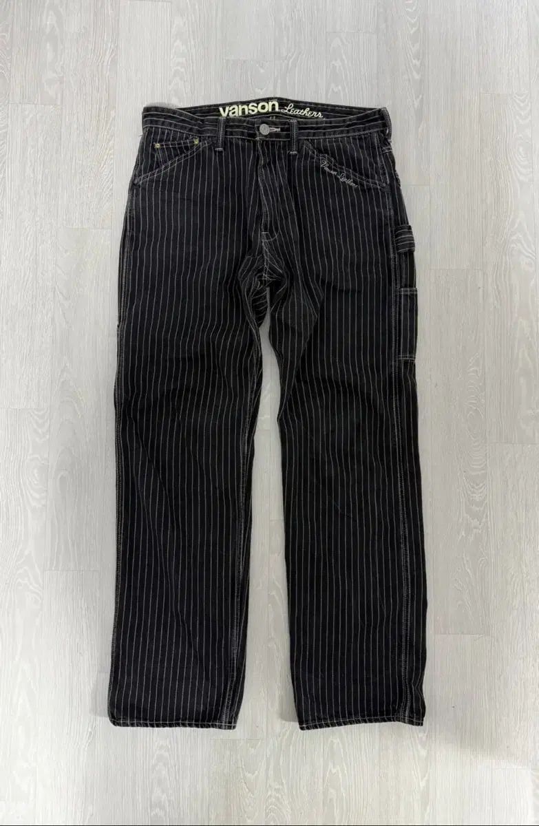 VANSON バンソン ヒッコリース わばし ライダース パンツ