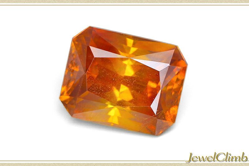 鑑別書付 鮮やかに輝く大粒 石スファレライト 宝石 ルース ６．４０ＣＴ