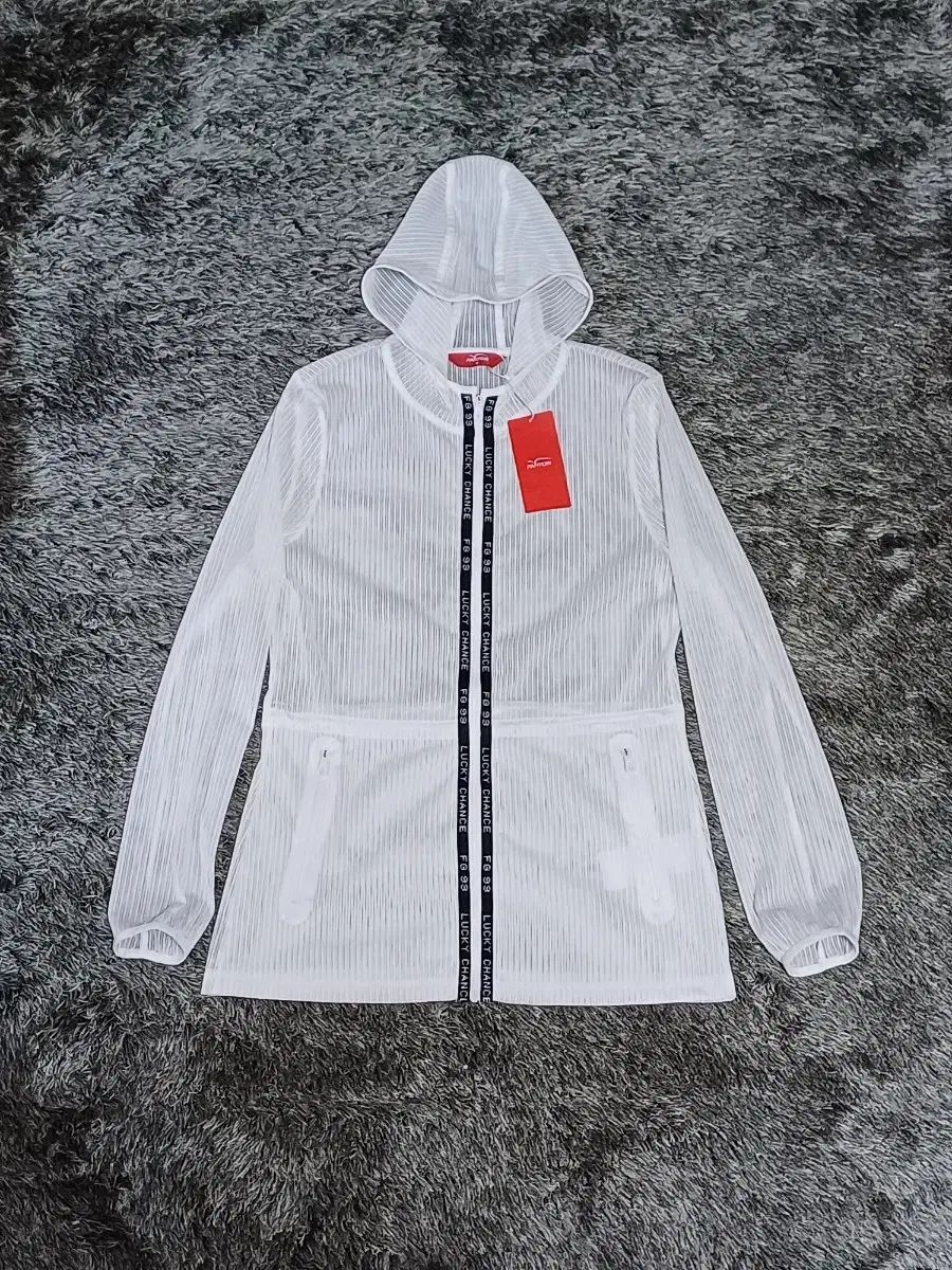 90 FANTOM GOLF WEAR ファントム FG レディース フード ジップアップ メッシュ