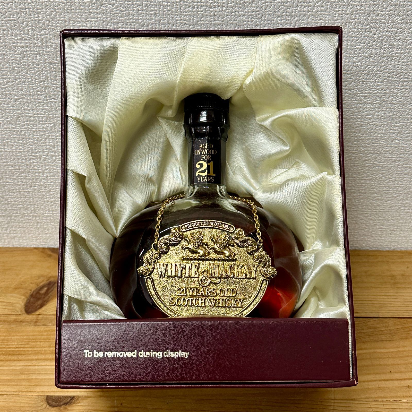 【未開栓】WHYTE&MACKAY ホワイトマッカイ 21年　古酒 未開栓】WHYTE&MACKAY ホワイトマッカイ 21年 古酒 - メルカリ