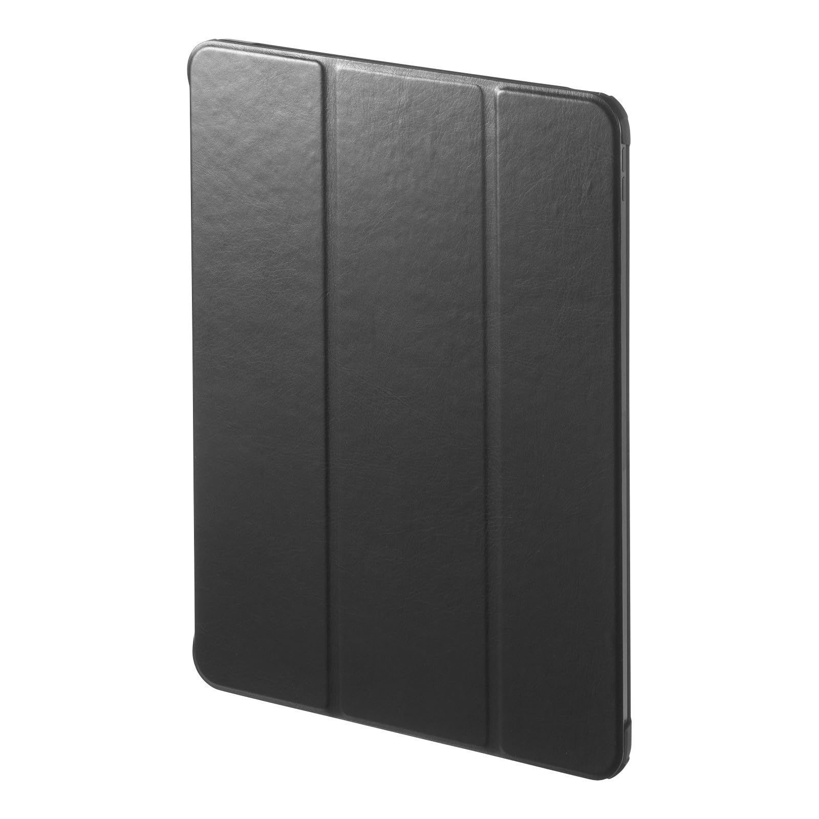 【在庫処分】サンワサプライ iPad Pro 13インチ（M4/2024）用ソフトレザー調ケース（ブラック） PDA-IPAD2007BK
