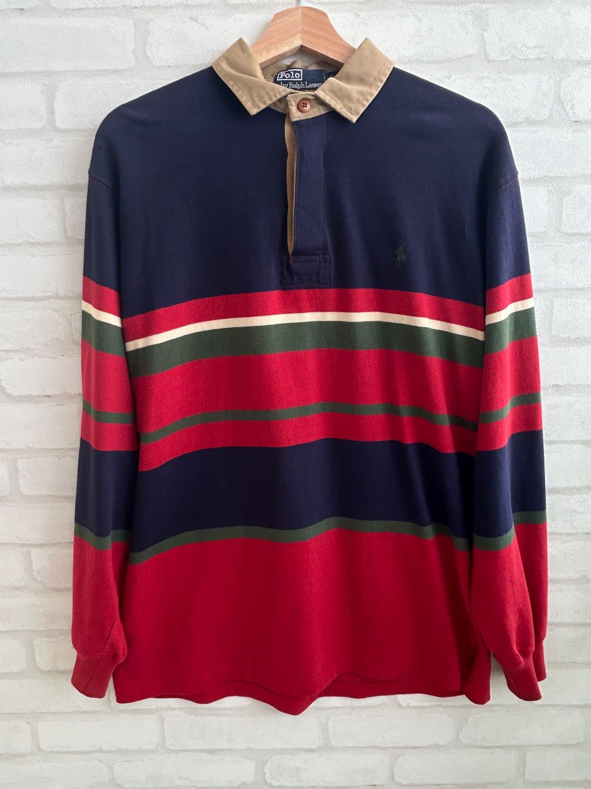 N012 Ralph Lauren　ポロ　カントリー　ラガーシャツ　Sサイズ N012 Ralph Lauren ポロ カントリー ラガーシャツ Sサイズ