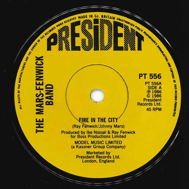 本日限定 PLANET V レコード ドラムンベース 7” Mars Fenwick Band Fire In The City / A Lover Not PT556