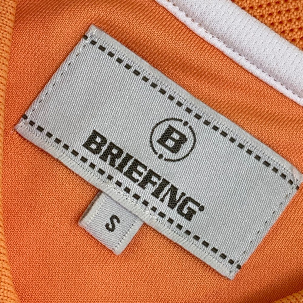 強さ サイズ S BRIEFING GOLF ブリーフィング モデル ノースリーブポロシャツ オレンジ系 240101460464 ゴルフウェア レディース ストスト